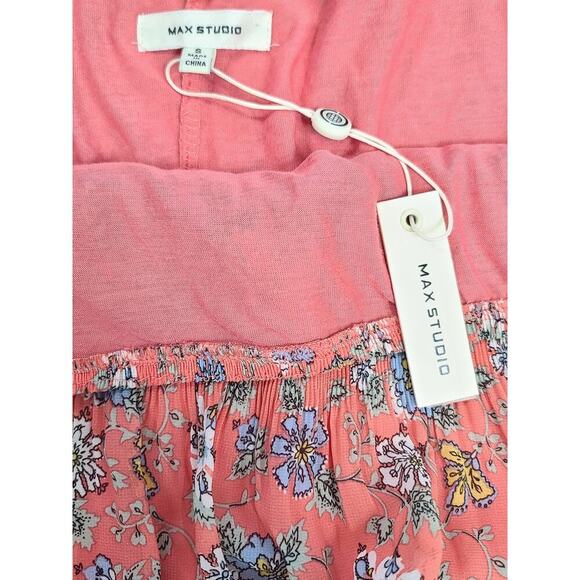 Max Studio floral women's skirt Boho NWT  Small garden girl summer picnic Fairy - Picture 4 of 7